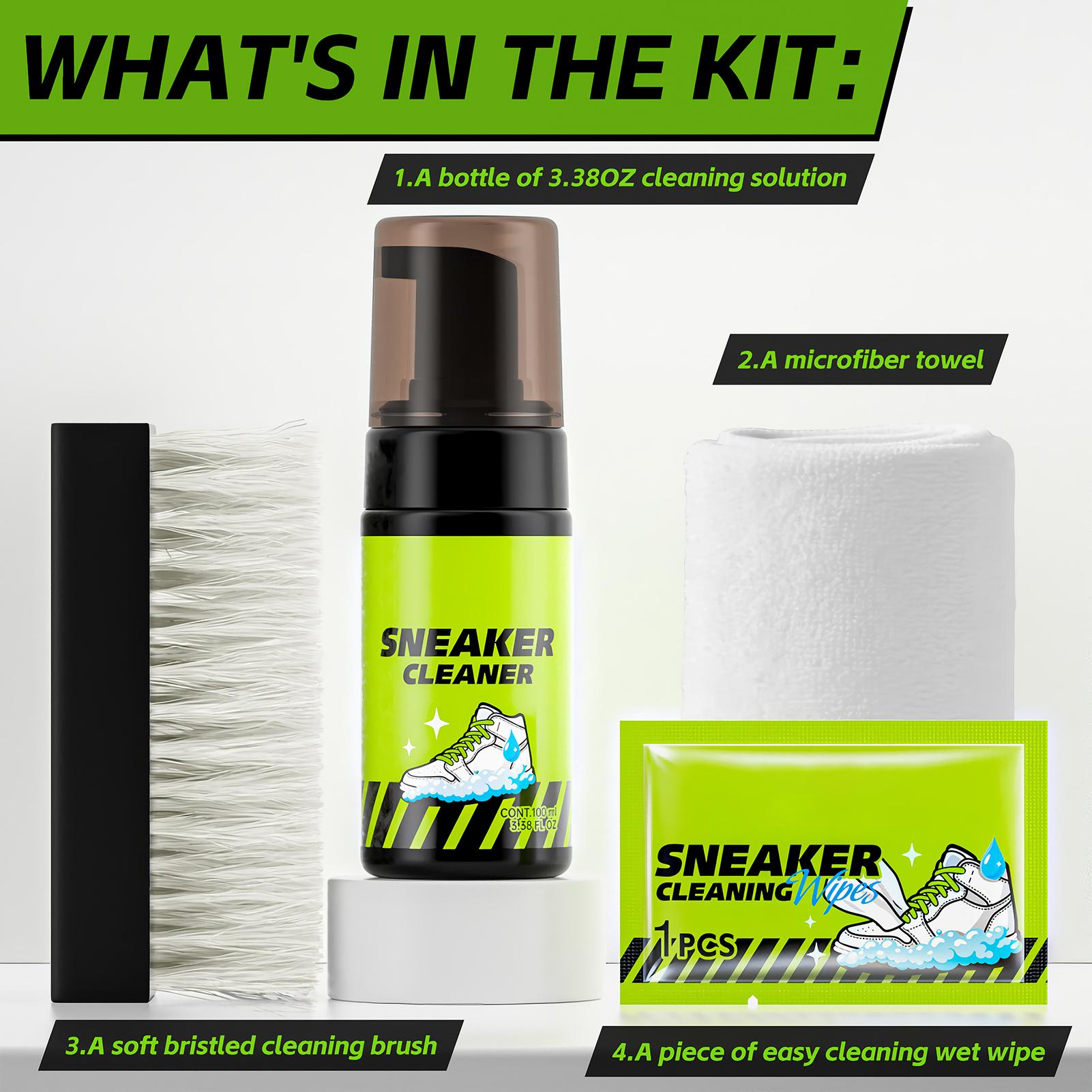 Sneaker Care For Canvas Fabrics - Средство для чистки кроссовок, 4 шт.,