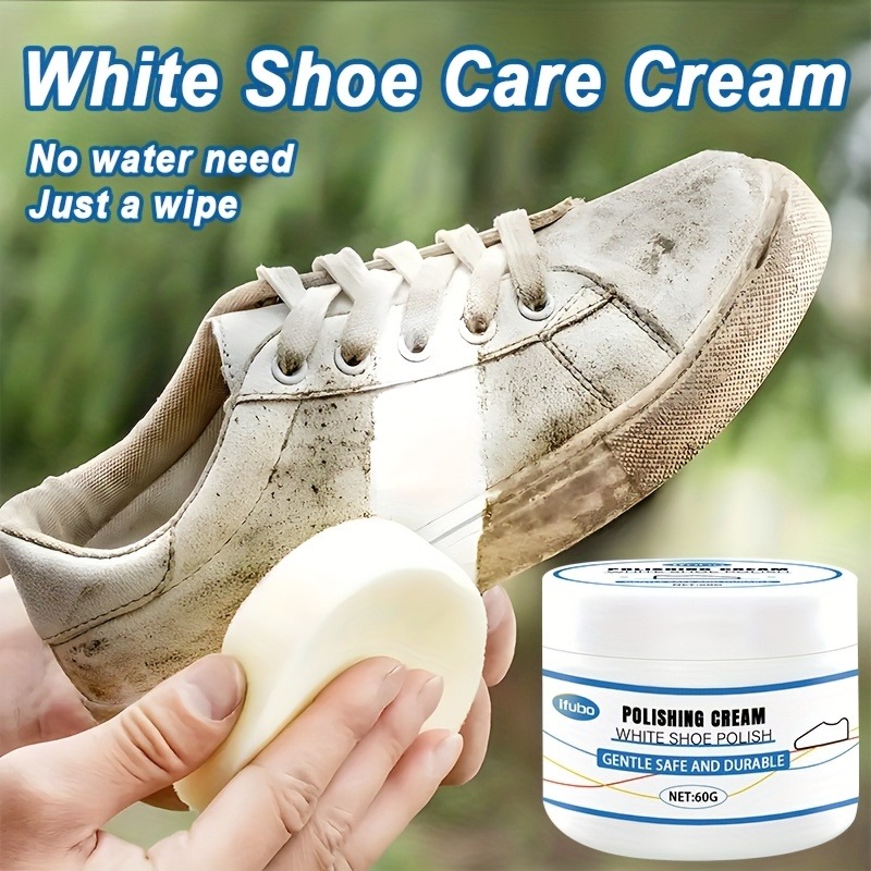 White Sneaker Care Kit - Белый крем для обуви IFUBO: быстрый