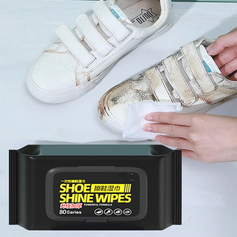 White Sneaker Care Kit - Портативные салфетки для чистки обуви на