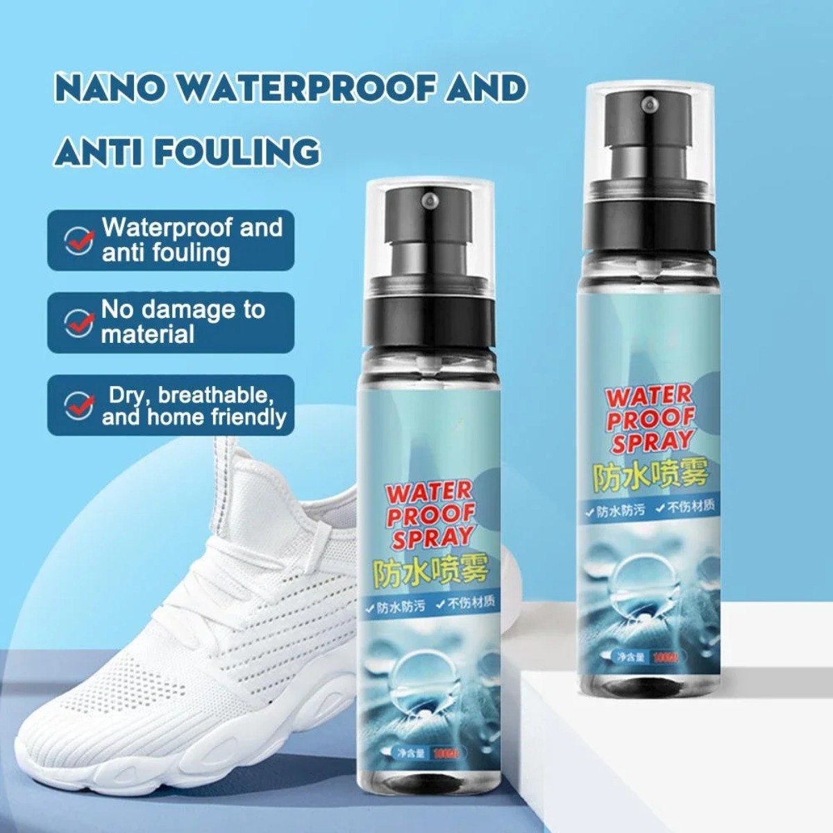 Водонепроницаемый спрей. Подхо – обзор и цена Waterproof Spray Shoe
