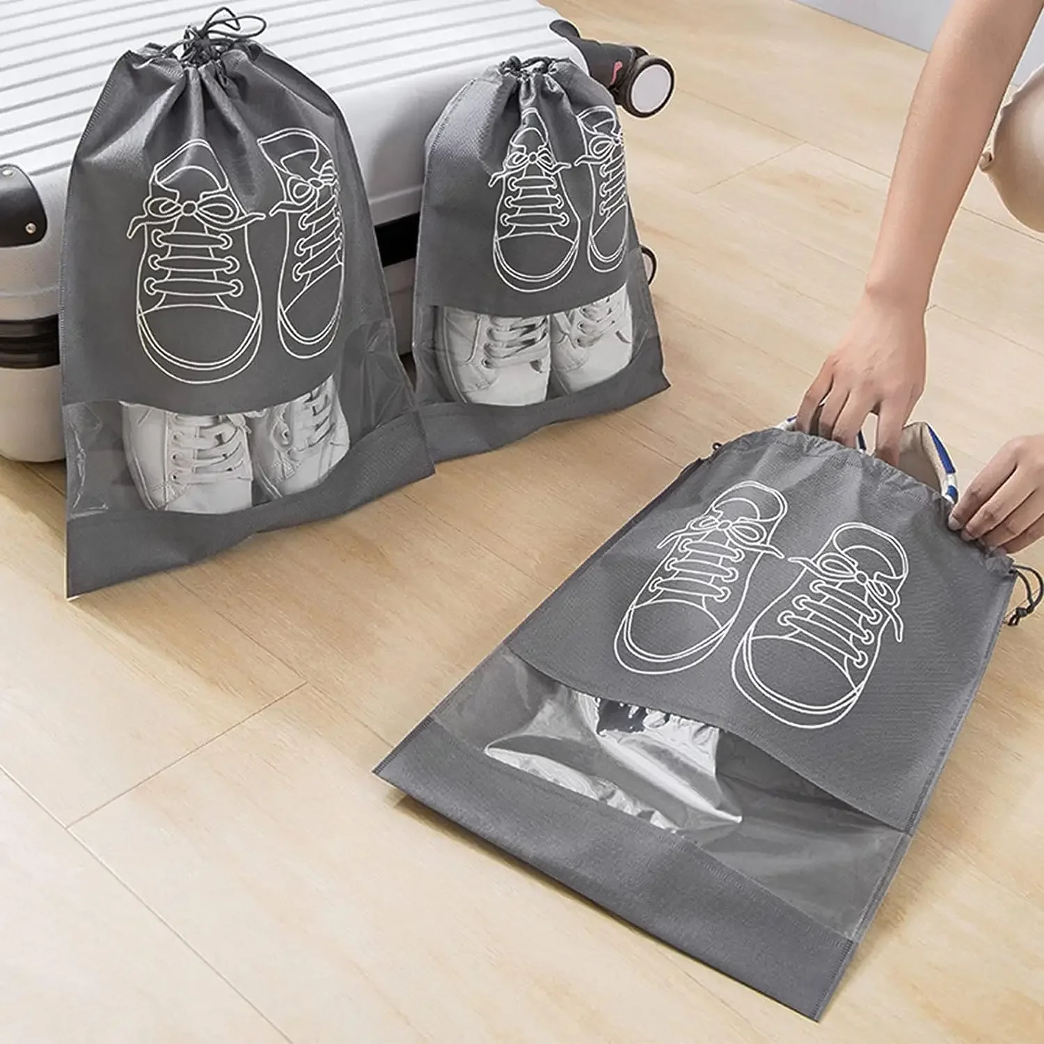10 шт. нетканых мешков для хра – обзор и цена Shoe Bag Dust