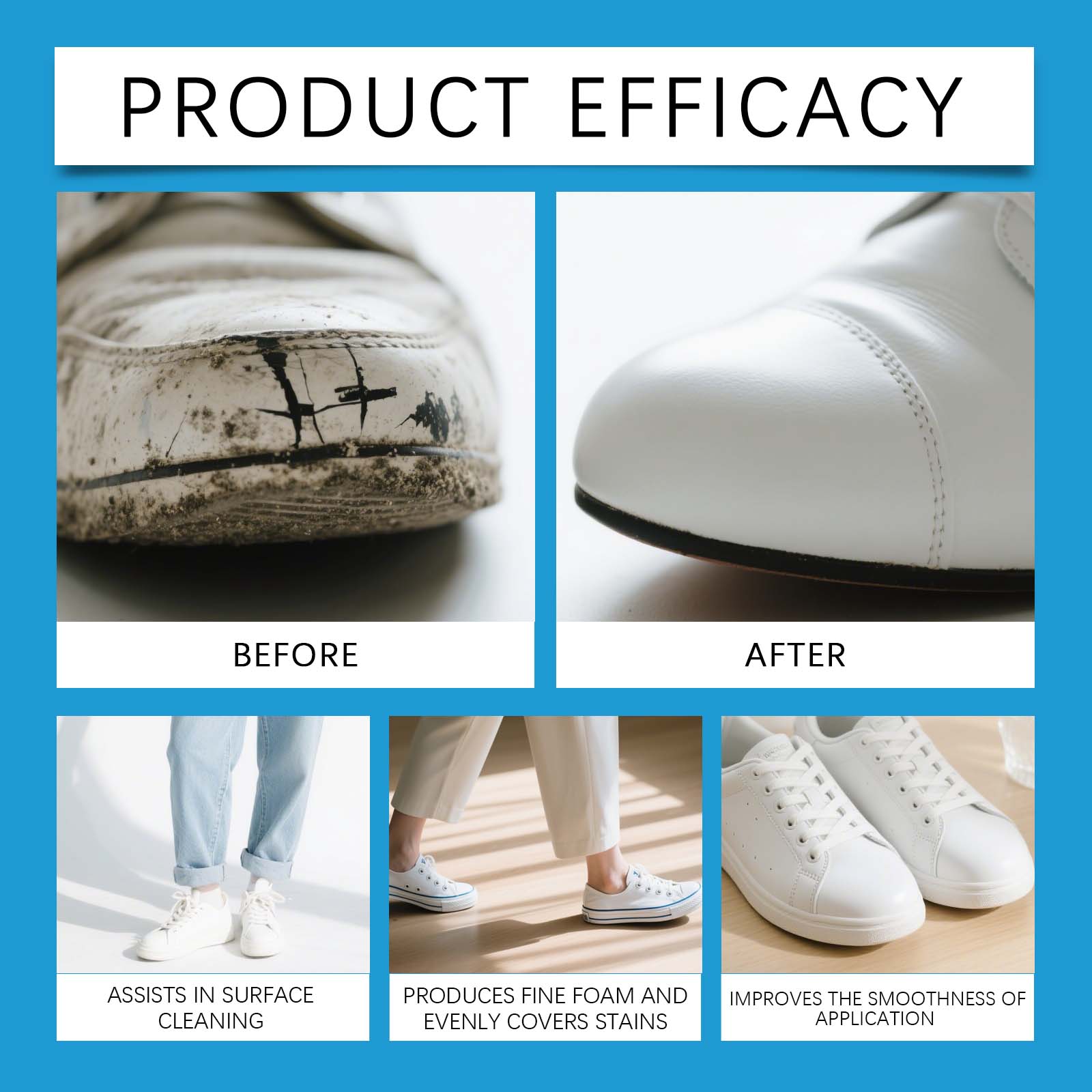 Крем для чистки белой обуви, с – обзор и цена Sneaker Care Whitener
