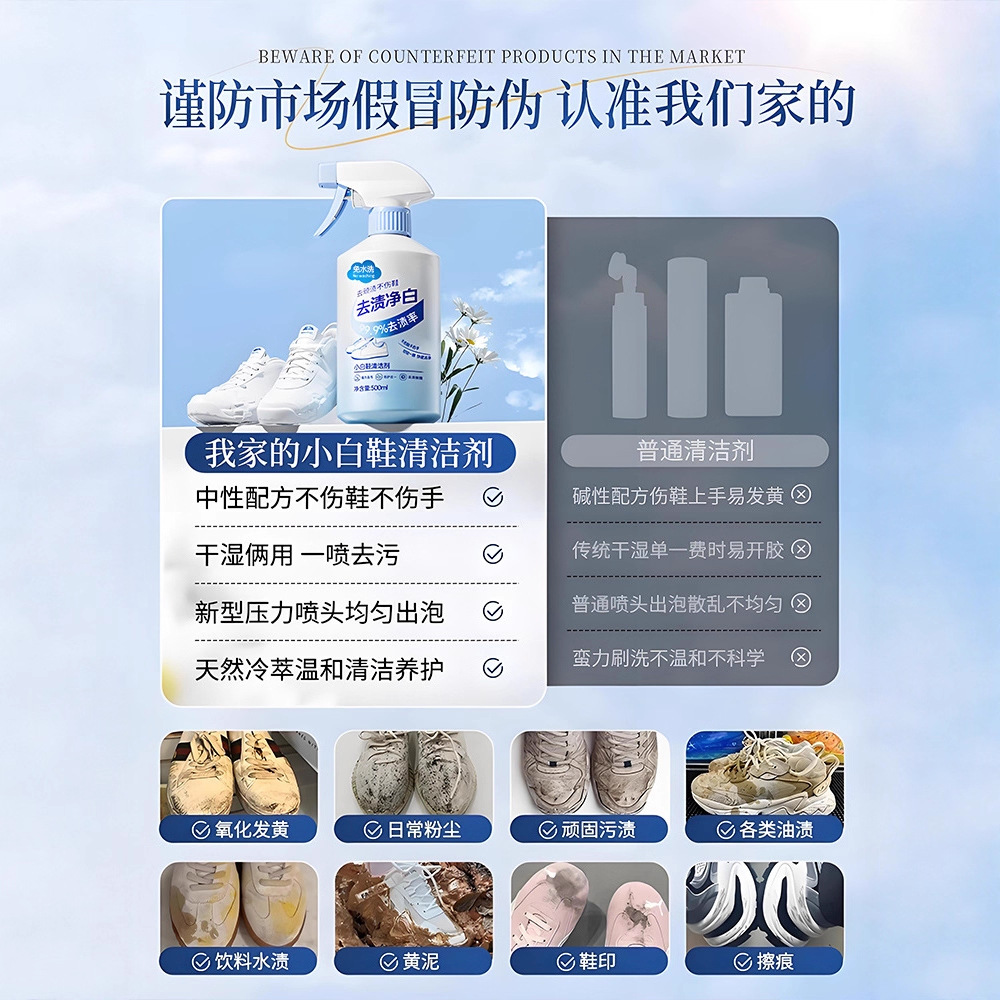 500 мл белая пена для чистки о – обзор и цена Sneaker Leather Care